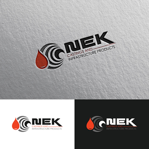 Logo Design by Alex Henry for NEK Castings & Infrastructure Products  | Design: #34701474
