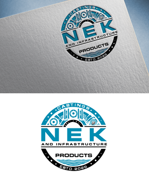 Diseño de Logo por mahfuz1450r para NEK Castings & Infrastructure Products  | Diseño: #34746274