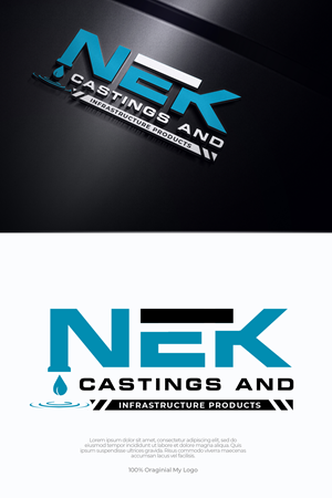 Diseño de Logo por mahfuz1450r para NEK Castings & Infrastructure Products  | Diseño: #34746440