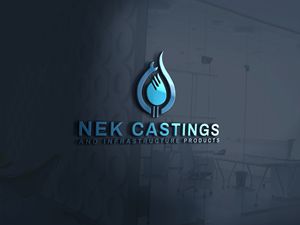 Diseño de Logo por mahfuz1450r para NEK Castings & Infrastructure Products  | Diseño: #34821160