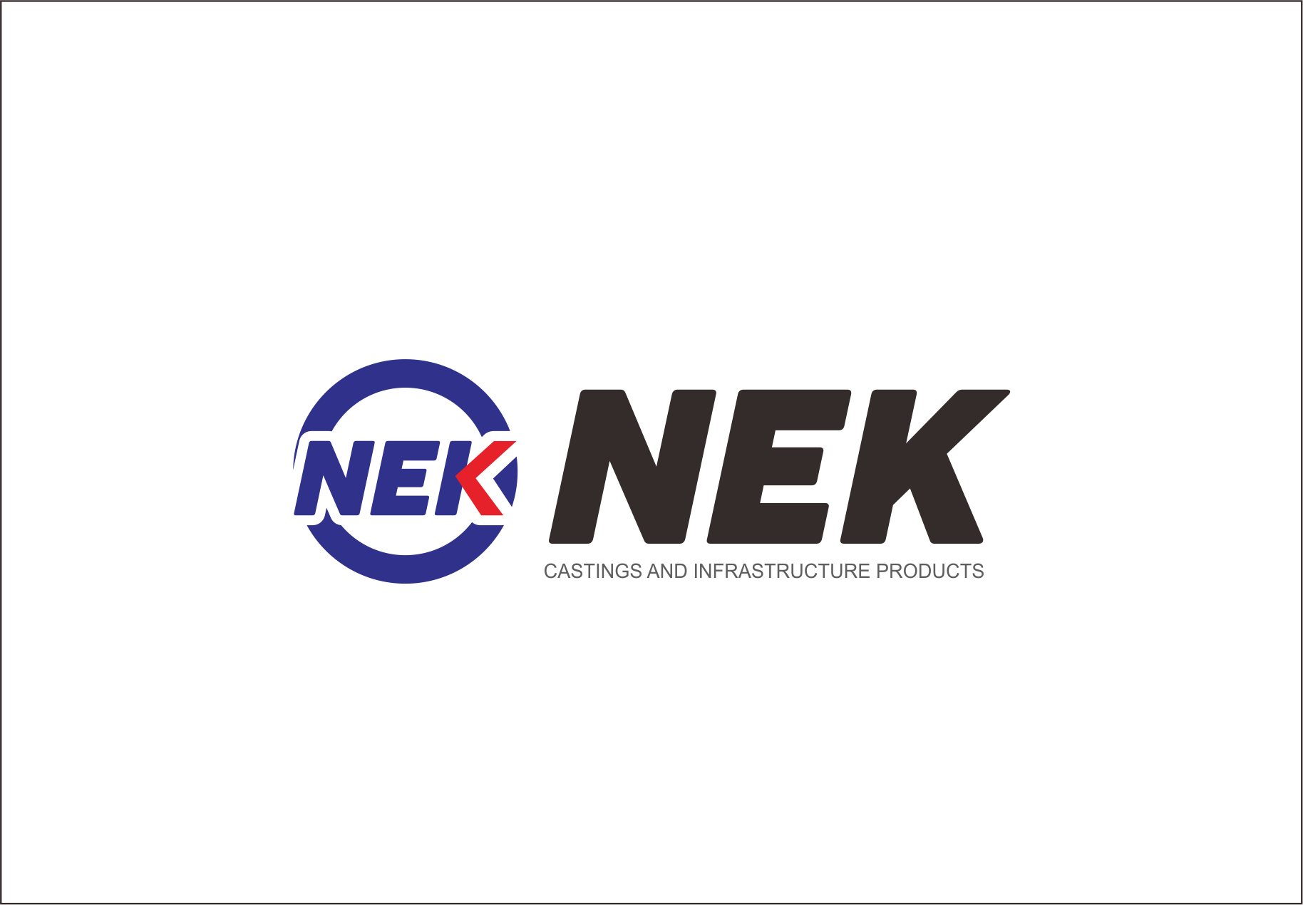 Logo-Design von Anur_Project für NEK Castings & Infrastructure Products  | Design #34707146