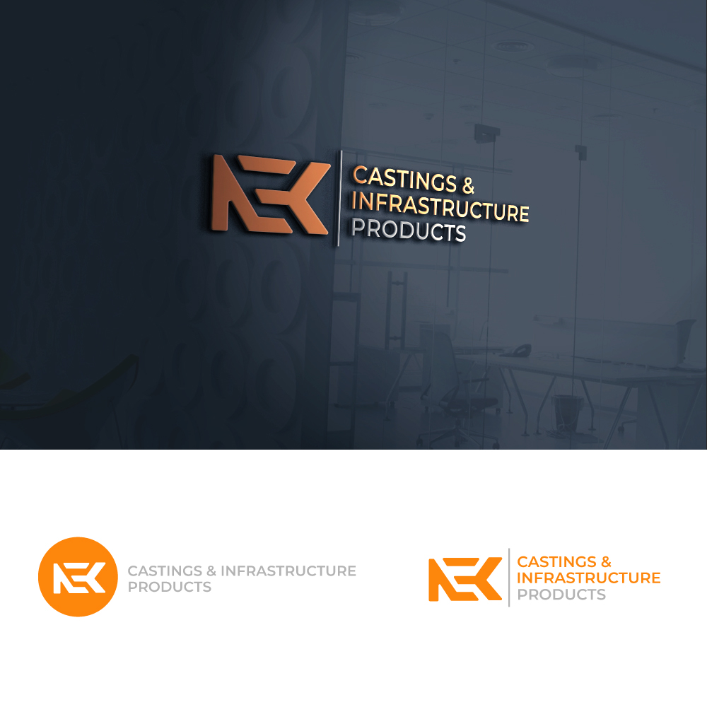 Logo Design by Anekaa for NEK Castings & Infrastructure Products  | Design #34721461