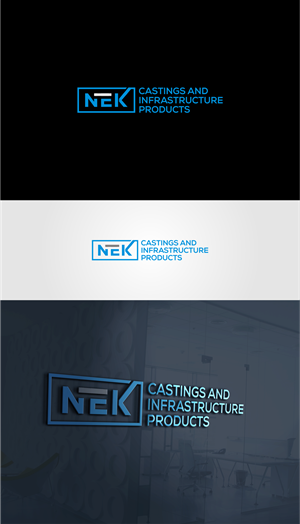 Logo Design by byguna for NEK Castings & Infrastructure Products  | Design: #34731743