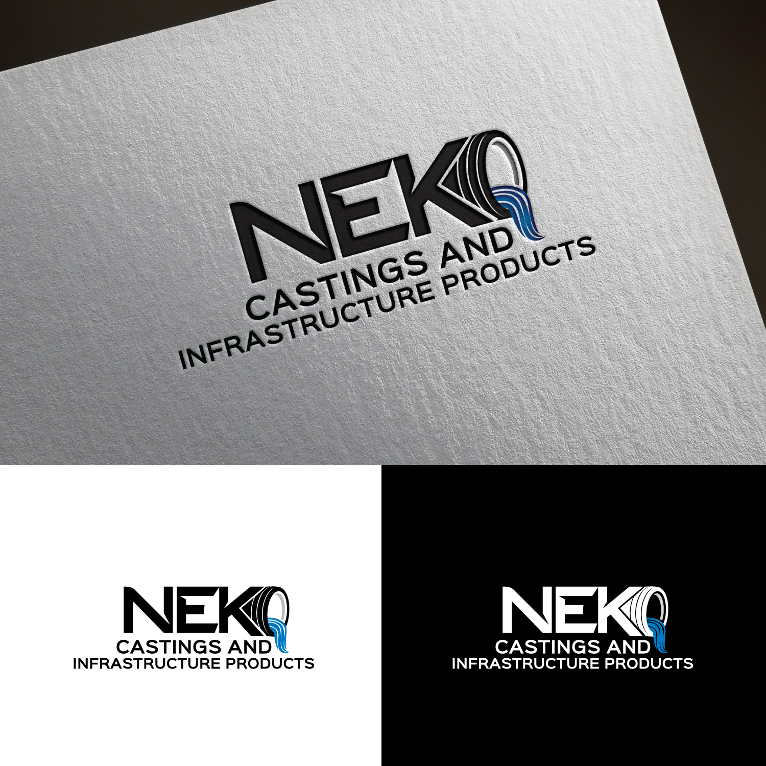 Diseño de Logo por sankar999 para NEK Castings & Infrastructure Products  | Diseño #34702841