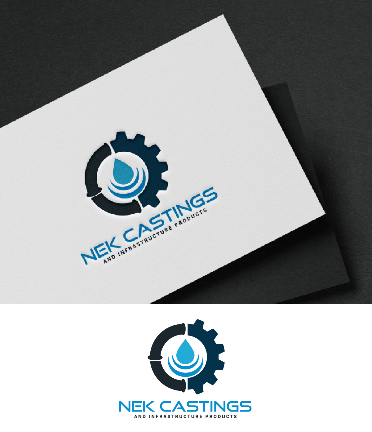 Diseño de Logo por fly  design para NEK Castings & Infrastructure Products  | Diseño #34704443