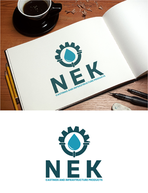 Logo-Design von fly  design für NEK Castings & Infrastructure Products  | Design: #34704444