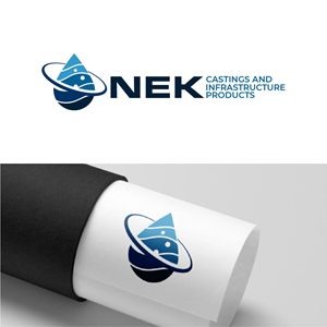 Logo-Design von fly  design für NEK Castings & Infrastructure Products  | Design: #34704446