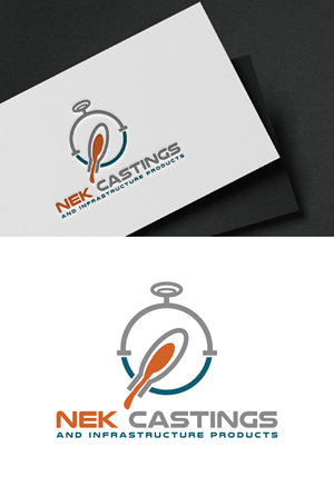 Logo-Design von fly  design für NEK Castings & Infrastructure Products  | Design: #34704452