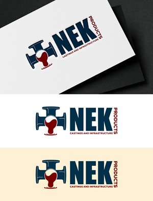 Logo Design by fly  design for NEK Castings & Infrastructure Products  | Design: #34704459