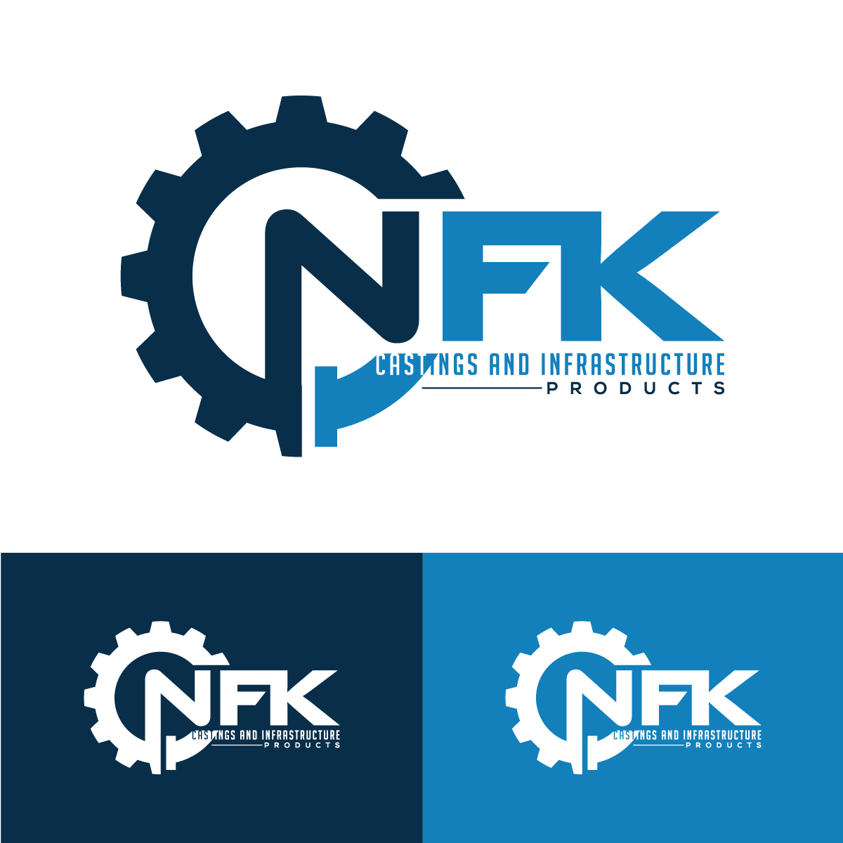 Diseño de Logo por DesignLima para NEK Castings & Infrastructure Products  | Diseño #34705081