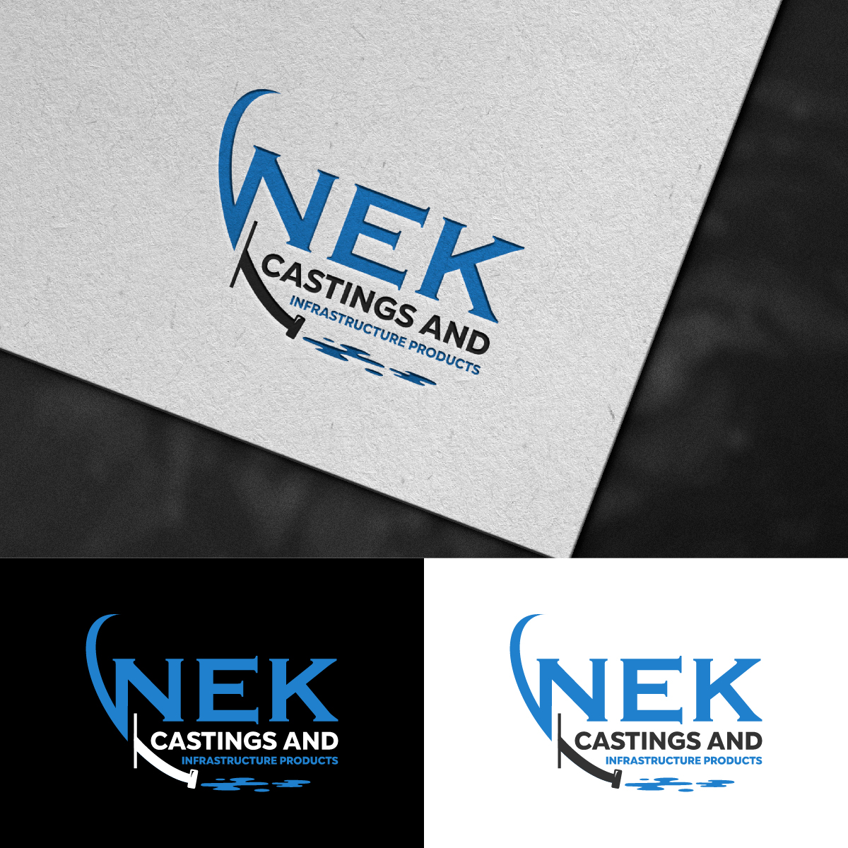 Diseño de Logo por DesignLima para NEK Castings & Infrastructure Products  | Diseño #34705082