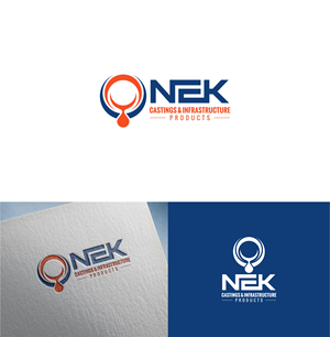 Logo-Design von Joenet Jayawarna für NEK Castings & Infrastructure Products  | Design #34745561