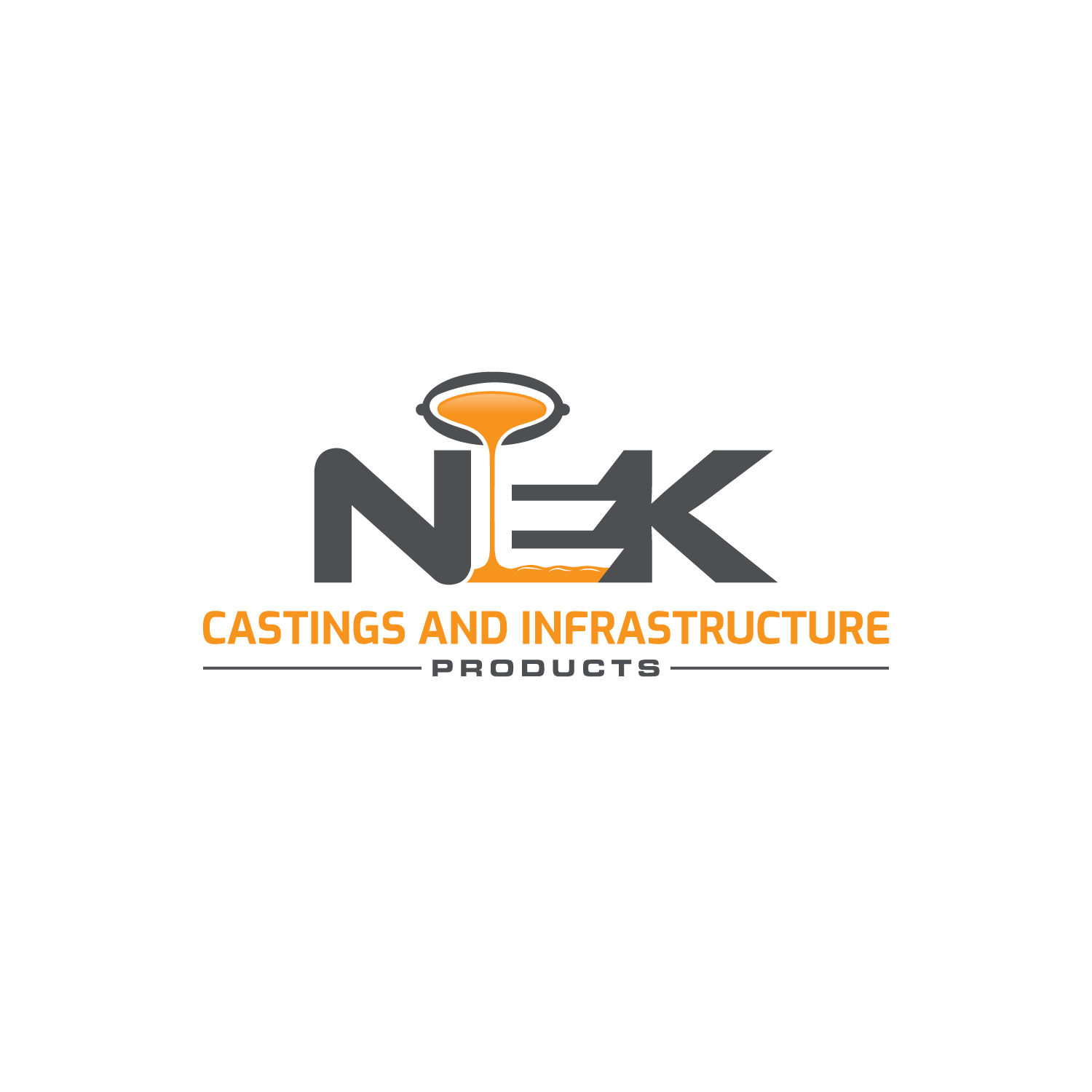 Diseño de Logo por EnaGraph para NEK Castings & Infrastructure Products  | Diseño #34707229