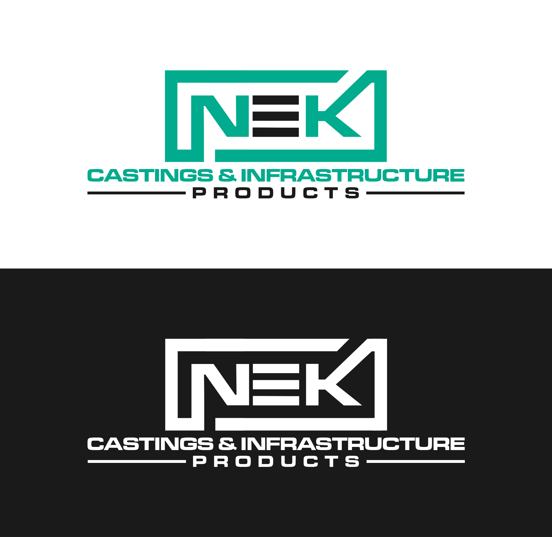 Logo-Design von Soonia für NEK Castings & Infrastructure Products  | Design #34705391