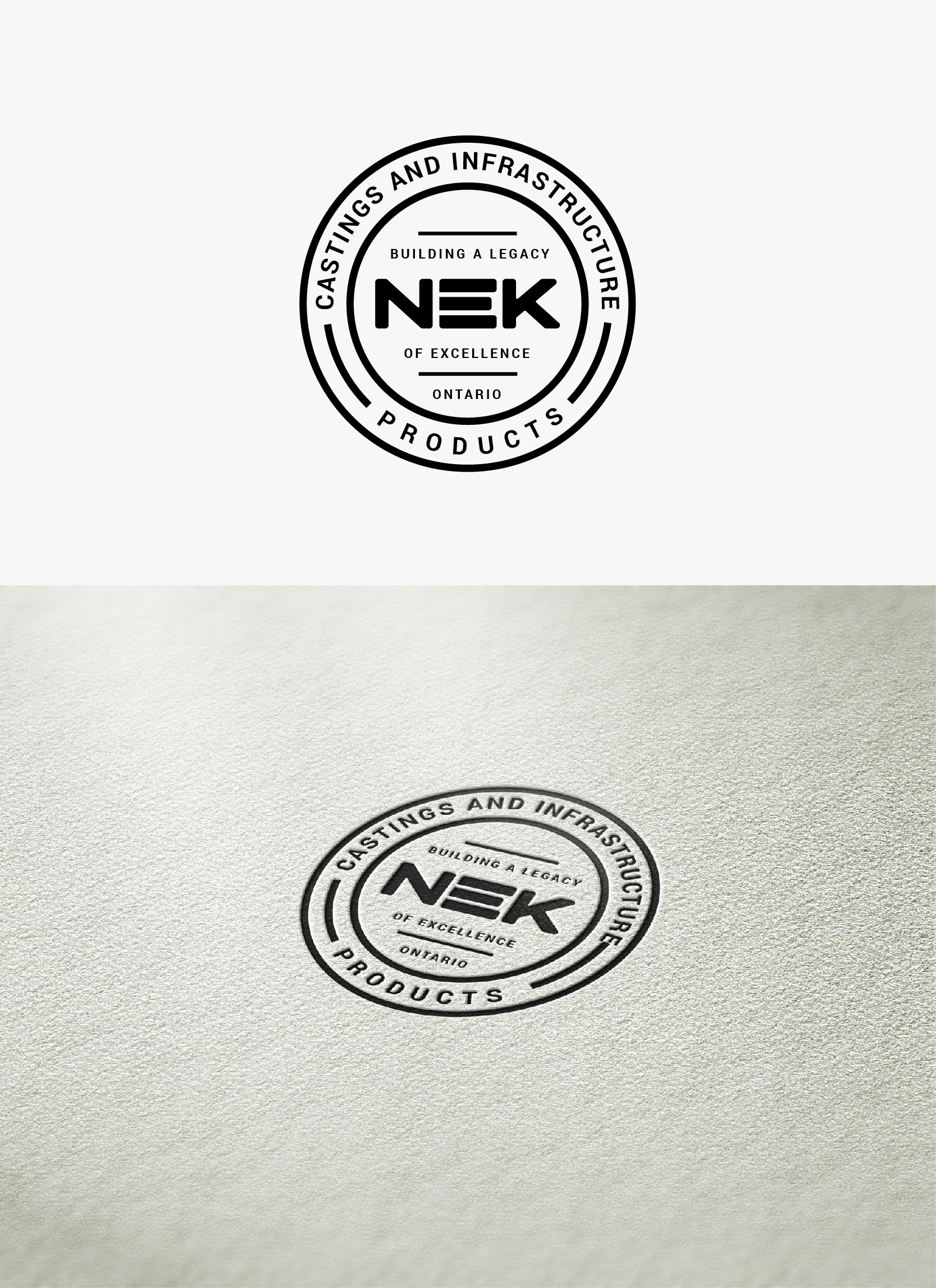 Diseño de Logo por IMilenovic para NEK Castings & Infrastructure Products  | Diseño #34700558