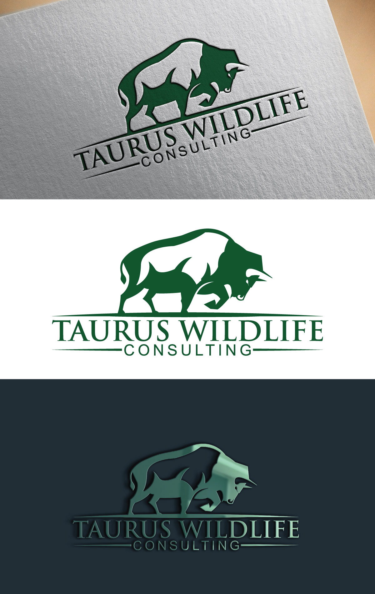 Logo Design by Impressive logo for Taurus Wildlife Consulting | Design #34710610