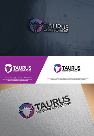 Logo Design by sulemani  creation for Taurus Wildlife Consulting | Design: #34711319