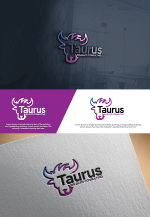 Logo Design by sulemani  creation for Taurus Wildlife Consulting | Design: #34711320