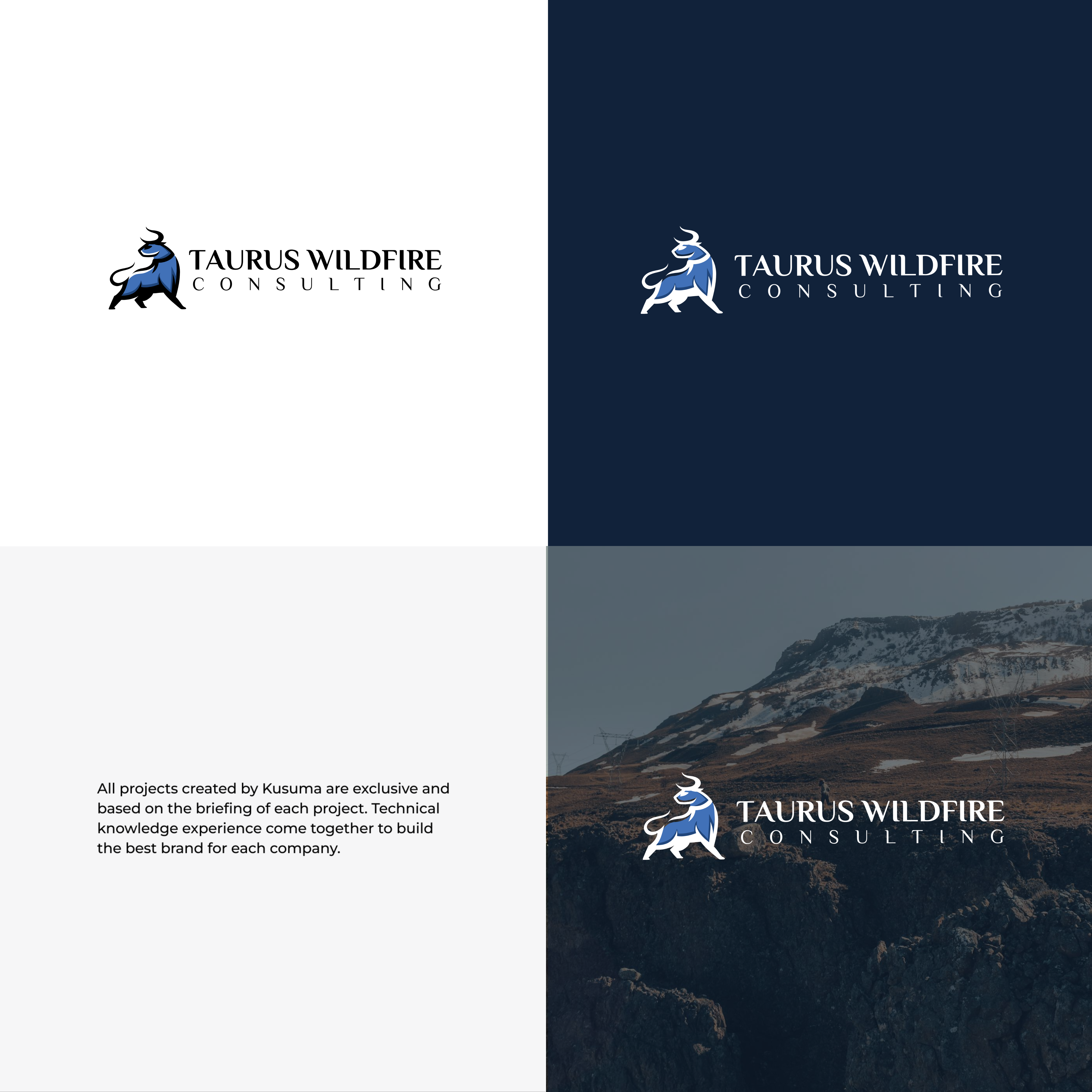 Logo Design by Kusuma Studio for Taurus Wildlife Consulting | Design #34703821