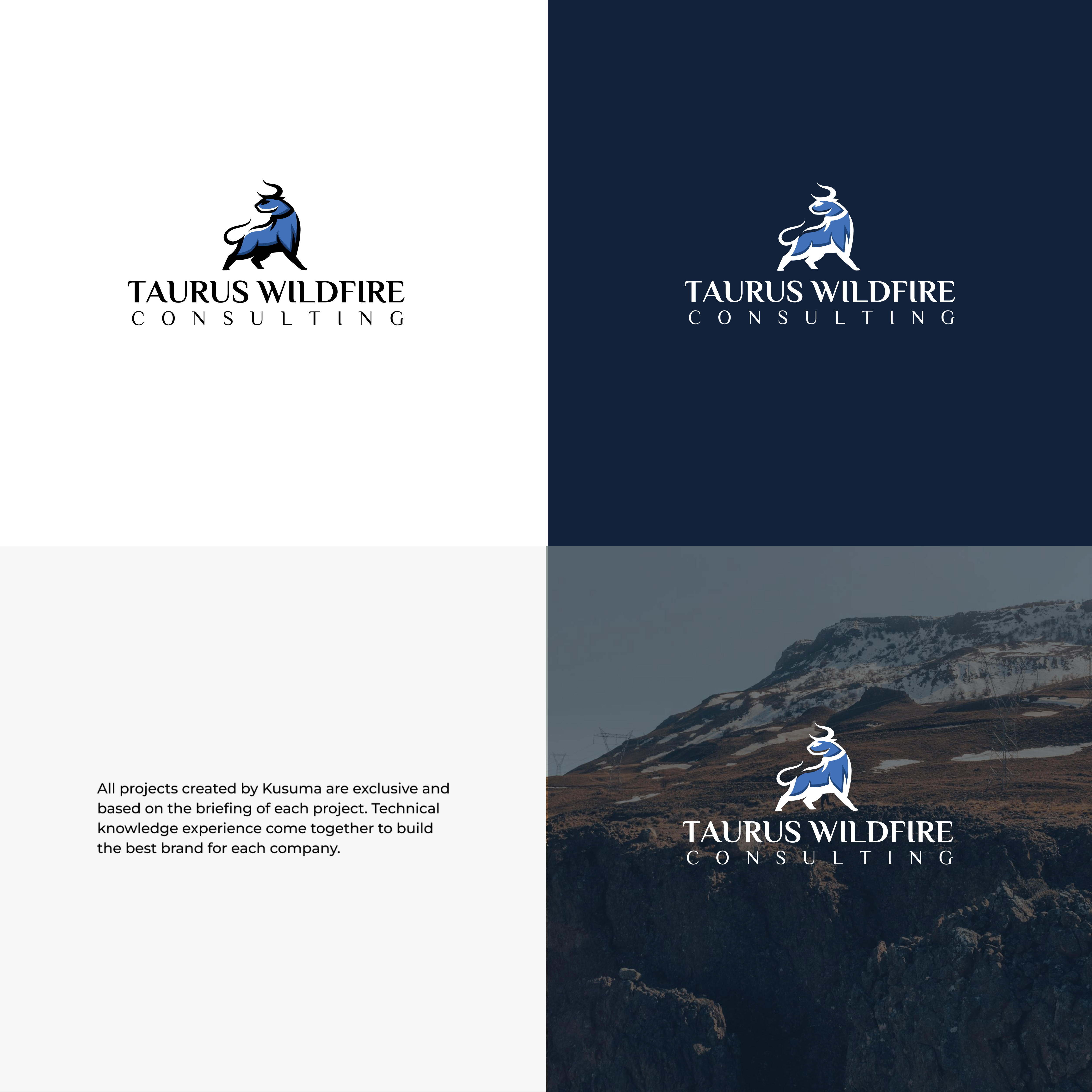 Logo Design by Kusuma Studio for Taurus Wildlife Consulting | Design #34703824