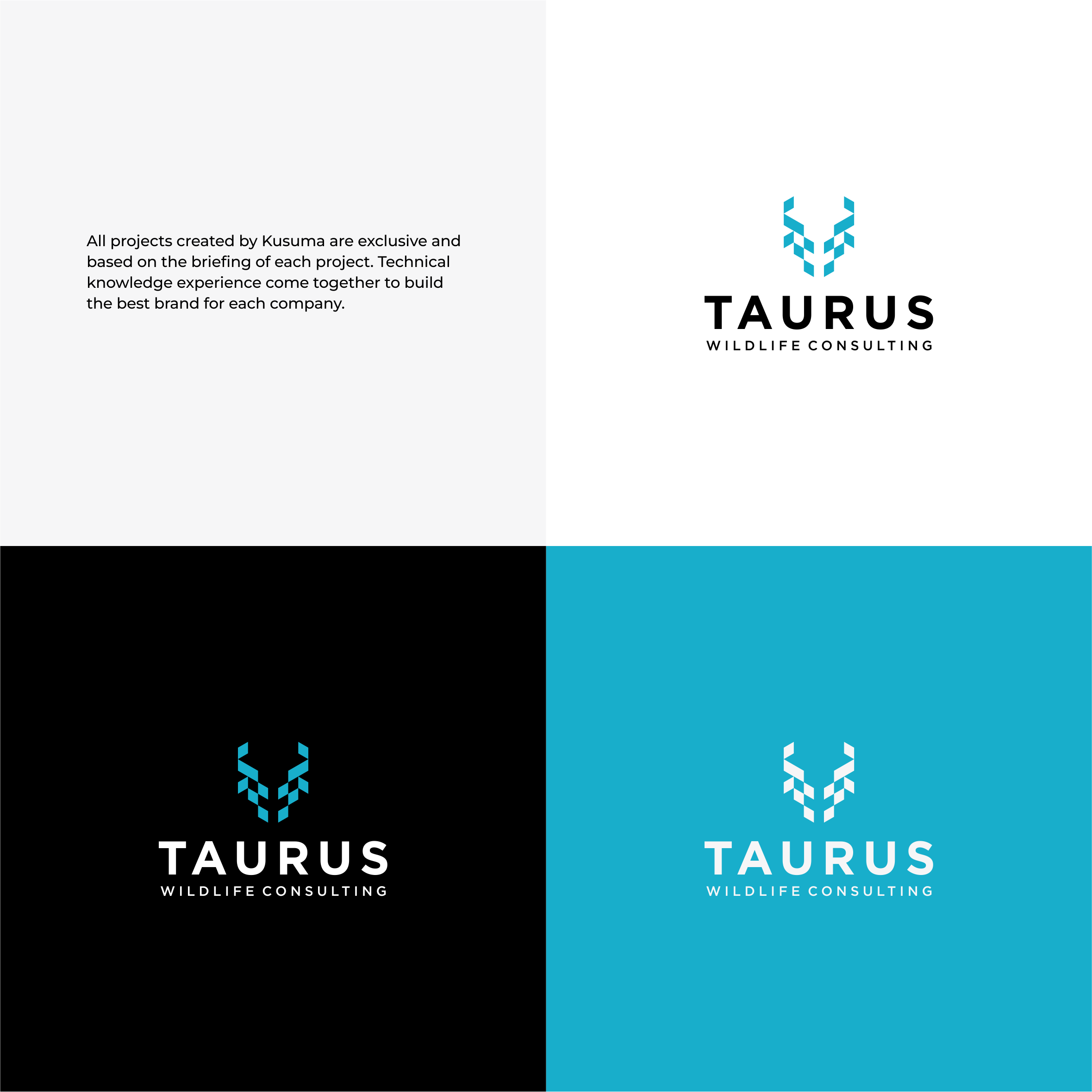 Logo Design by Kusuma Studio for Taurus Wildlife Consulting | Design #34720765