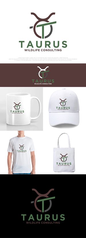 Logo Design by fly  design for Taurus Wildlife Consulting | Design: #34704136