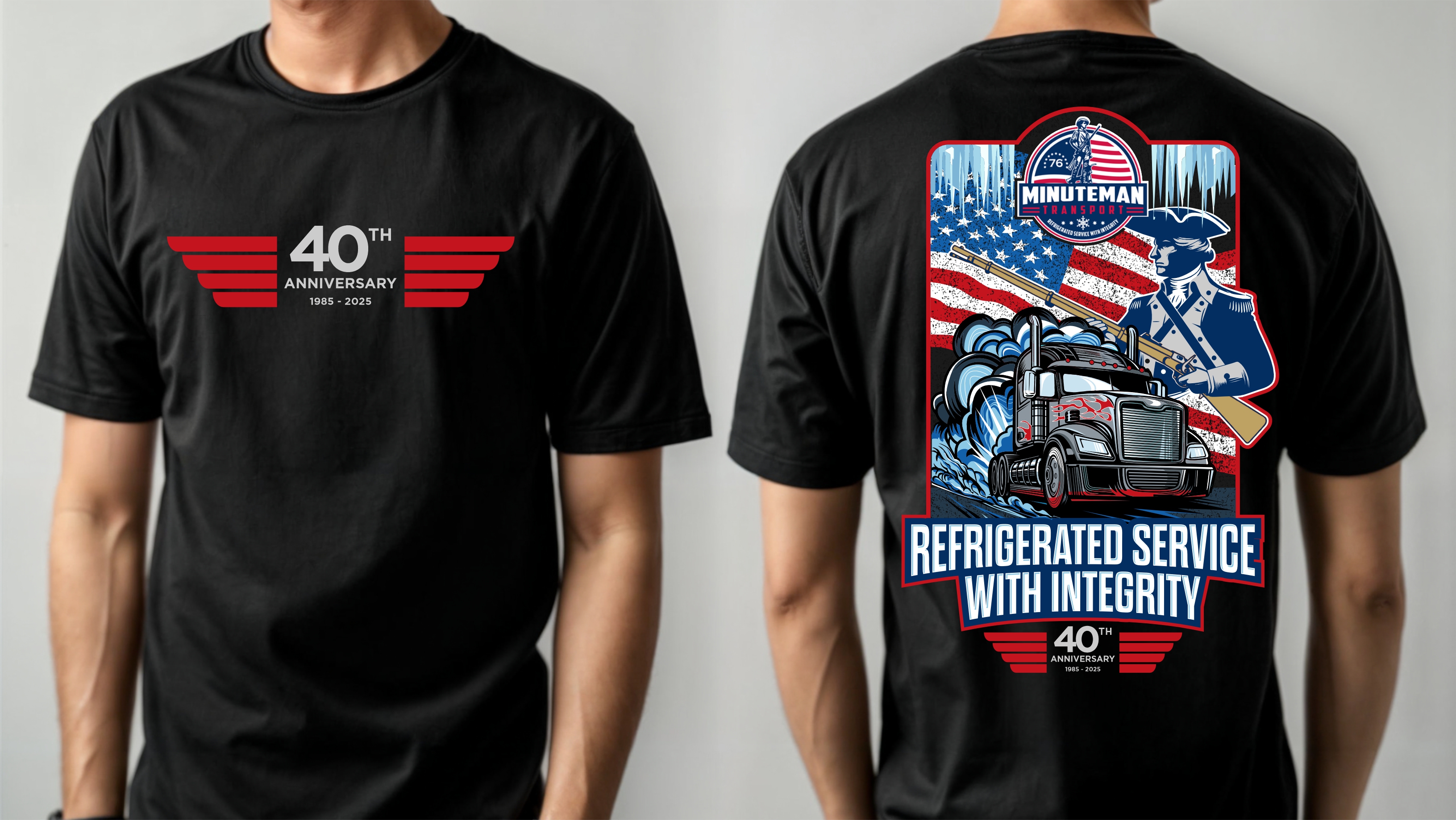 Graphic Design by erikdesign for Minuteman Transport Inc. | Design #34706553