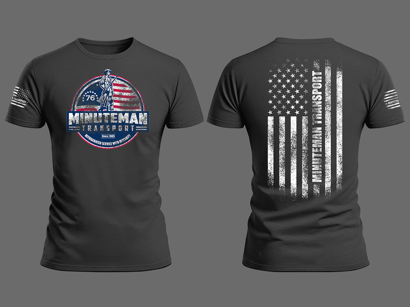 Graphic Design by shemulss for Minuteman Transport Inc. | Design #34725152