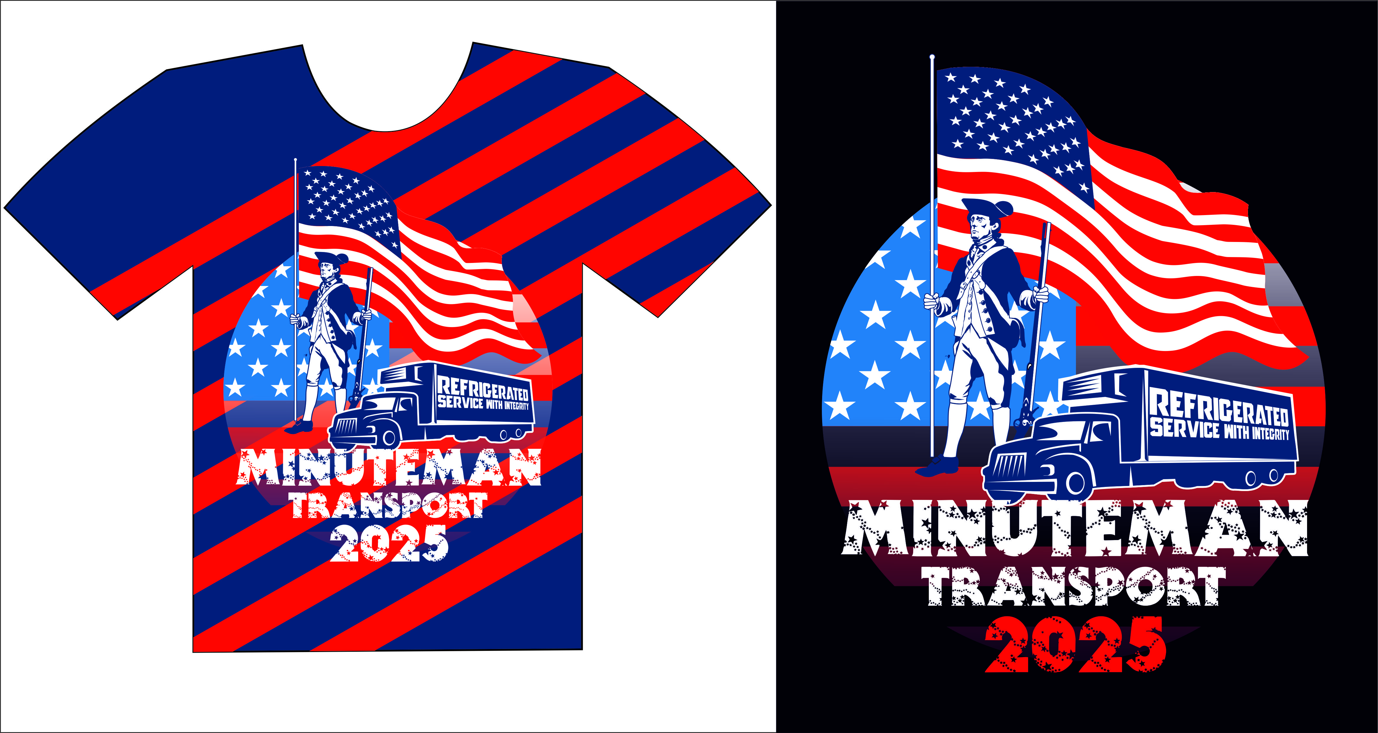 Graphic Design by Jamal 12 for Minuteman Transport Inc. | Design #34785913