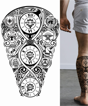 Tattoo Design by vidarshana 2 for this project | Design: #34845938