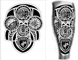 Tattoo Design by Jamal 12 for this project | Design: #34749846