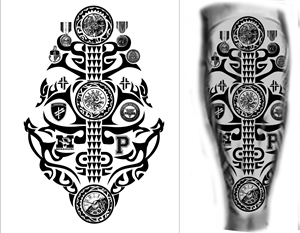 Tattoo Design by Jamal 12 for this project | Design: #34766352