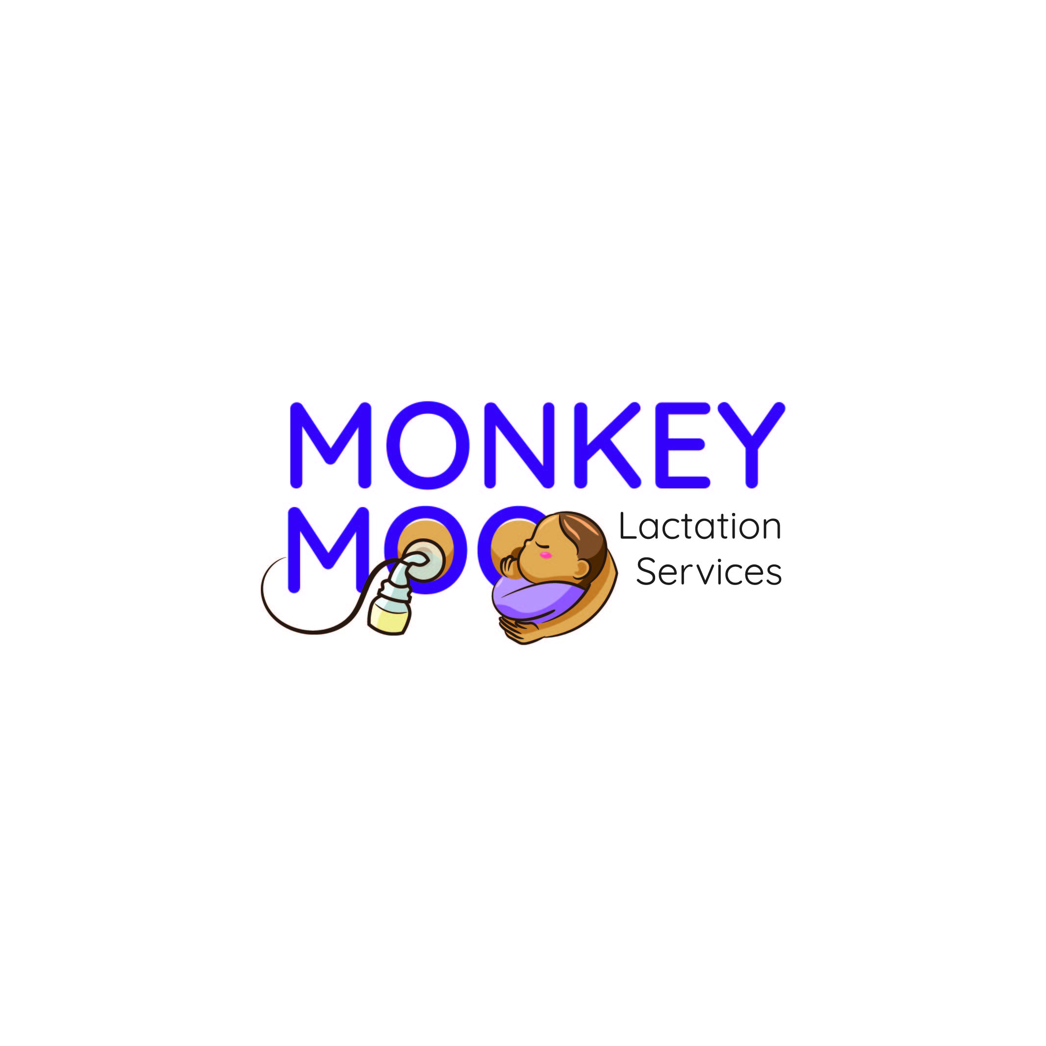 Logo Design by Bimo Designs for Monkey Moo Lactation Services | Design #34720465