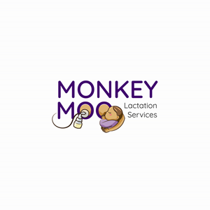 Logo Design by Bimo Designs for Monkey Moo Lactation Services | Design: #34727364