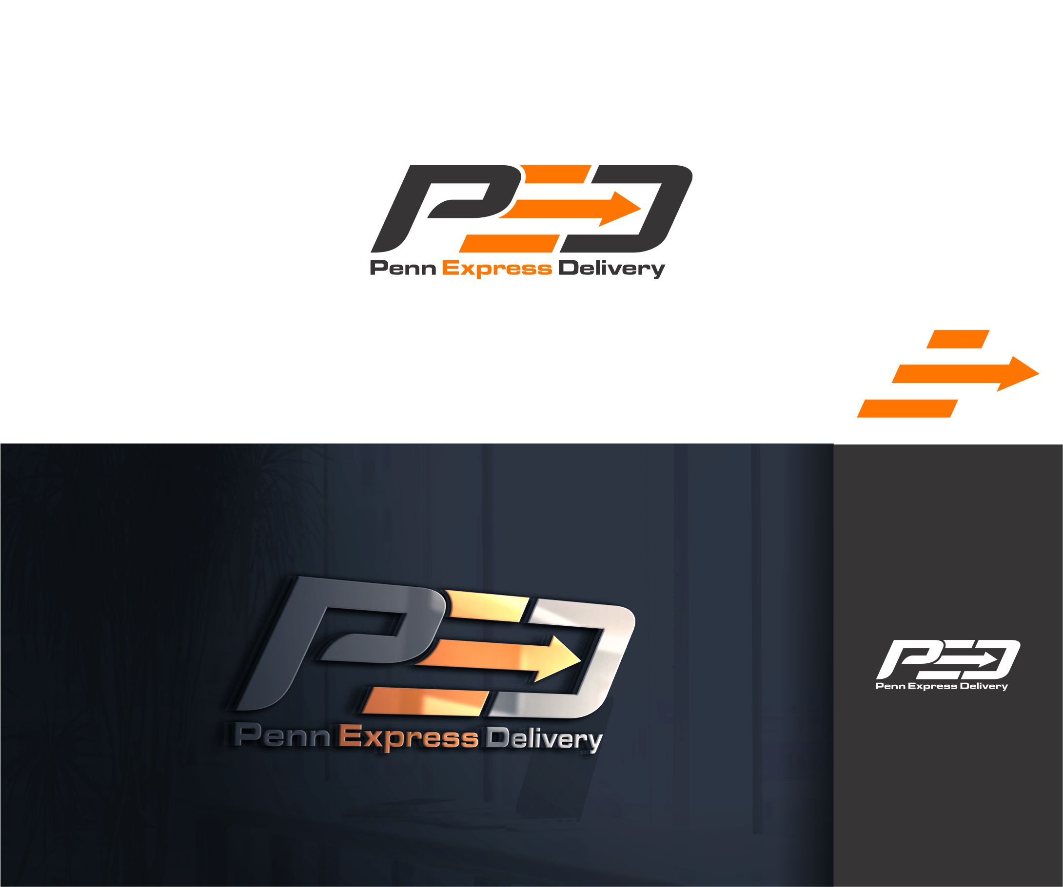 Logo Design by alkaline for Penn Express Delivery LLC | Design #34713004