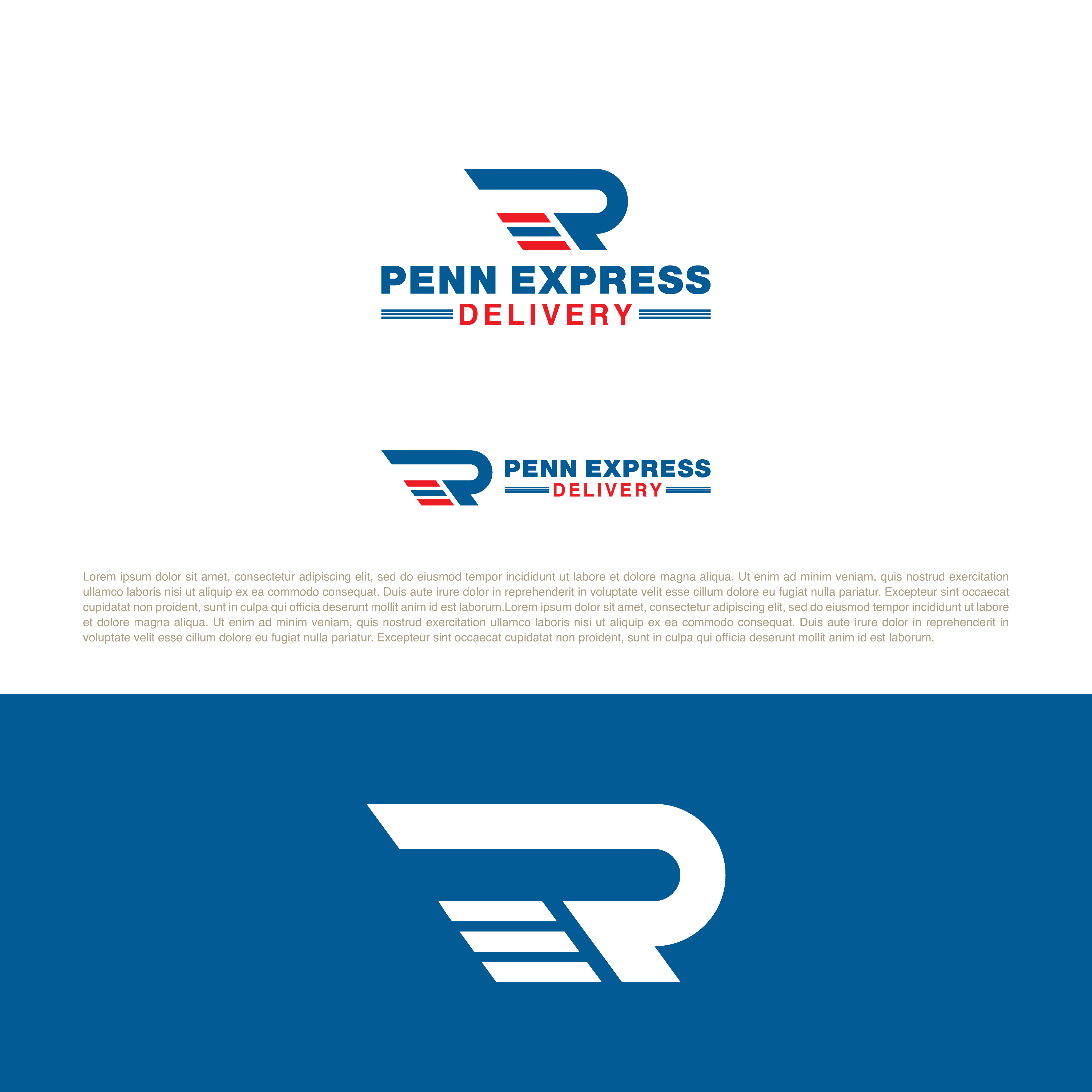 Logo Design by Design Element for Penn Express Delivery LLC | Design #34714825