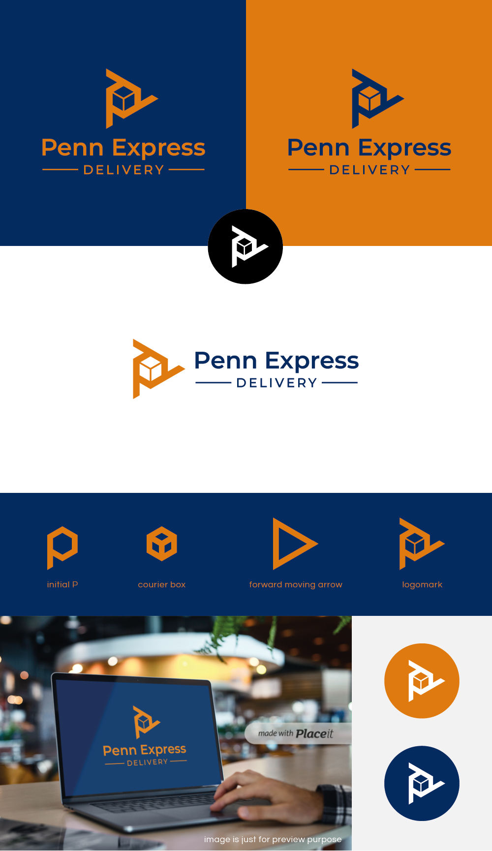 Logo Design by nandkumar for Penn Express Delivery LLC | Design #34737406