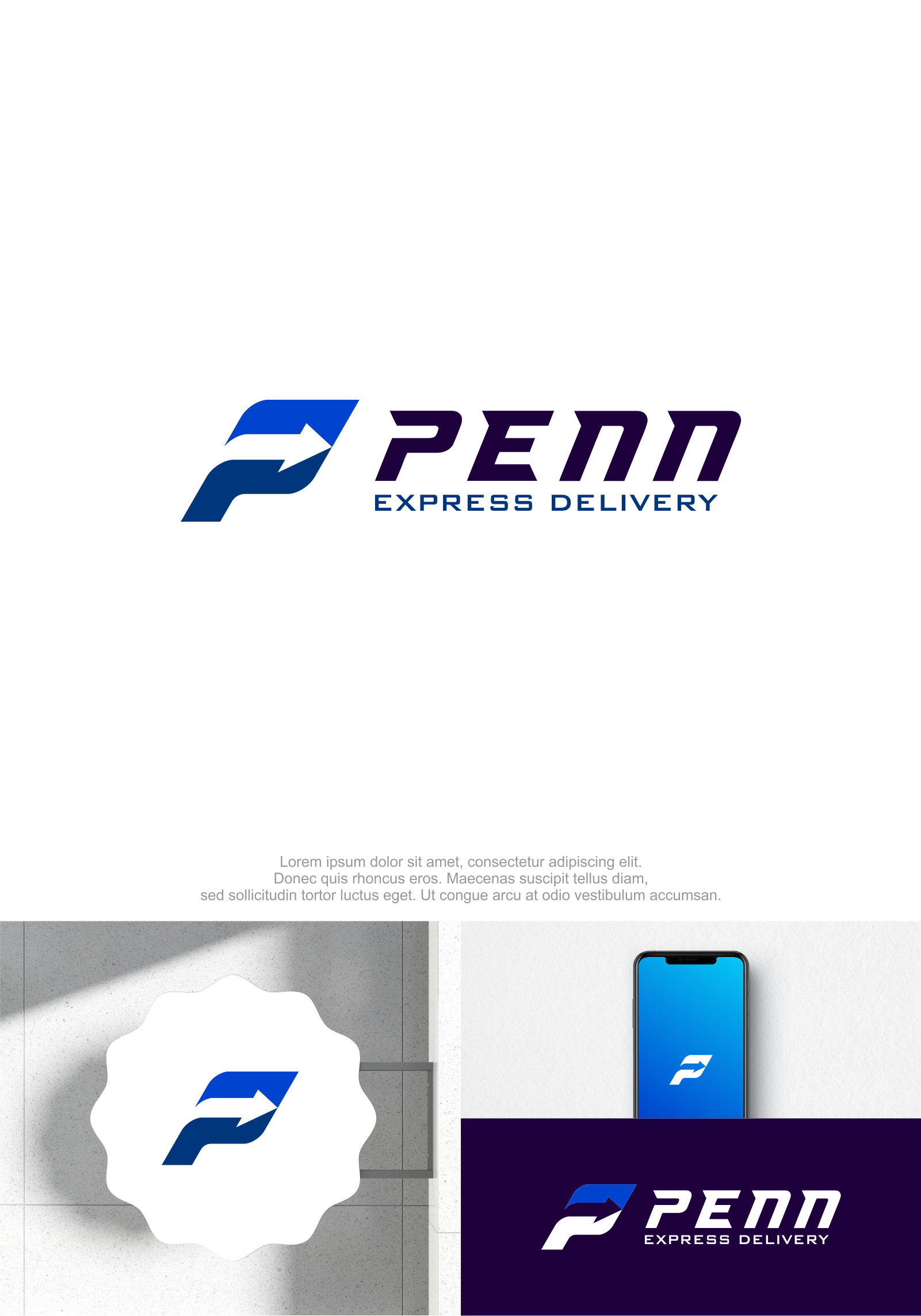 Logo Design by M.Syaiful Huda for Penn Express Delivery LLC | Design #34712743