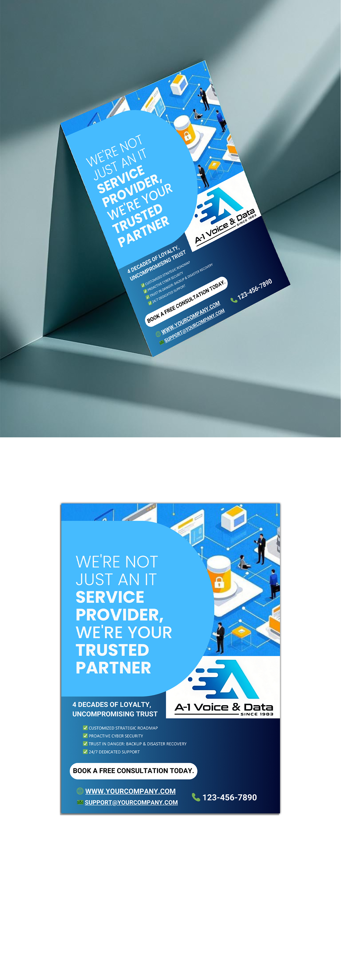 Flyer Design by shakibali for A-1 Voice & Data | Design #34721643
