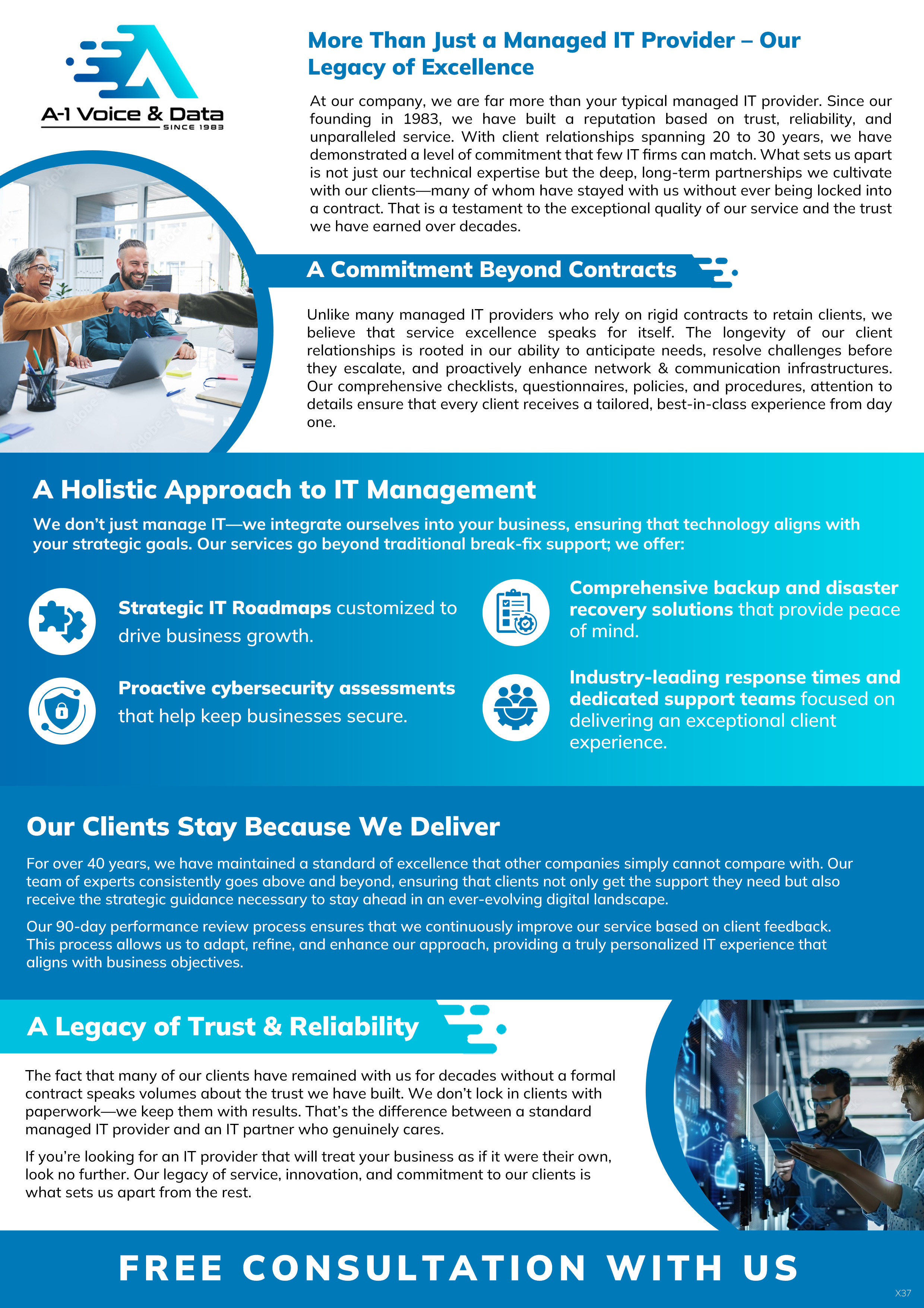 Flyer Design by pb for A-1 Voice & Data | Design #34725077