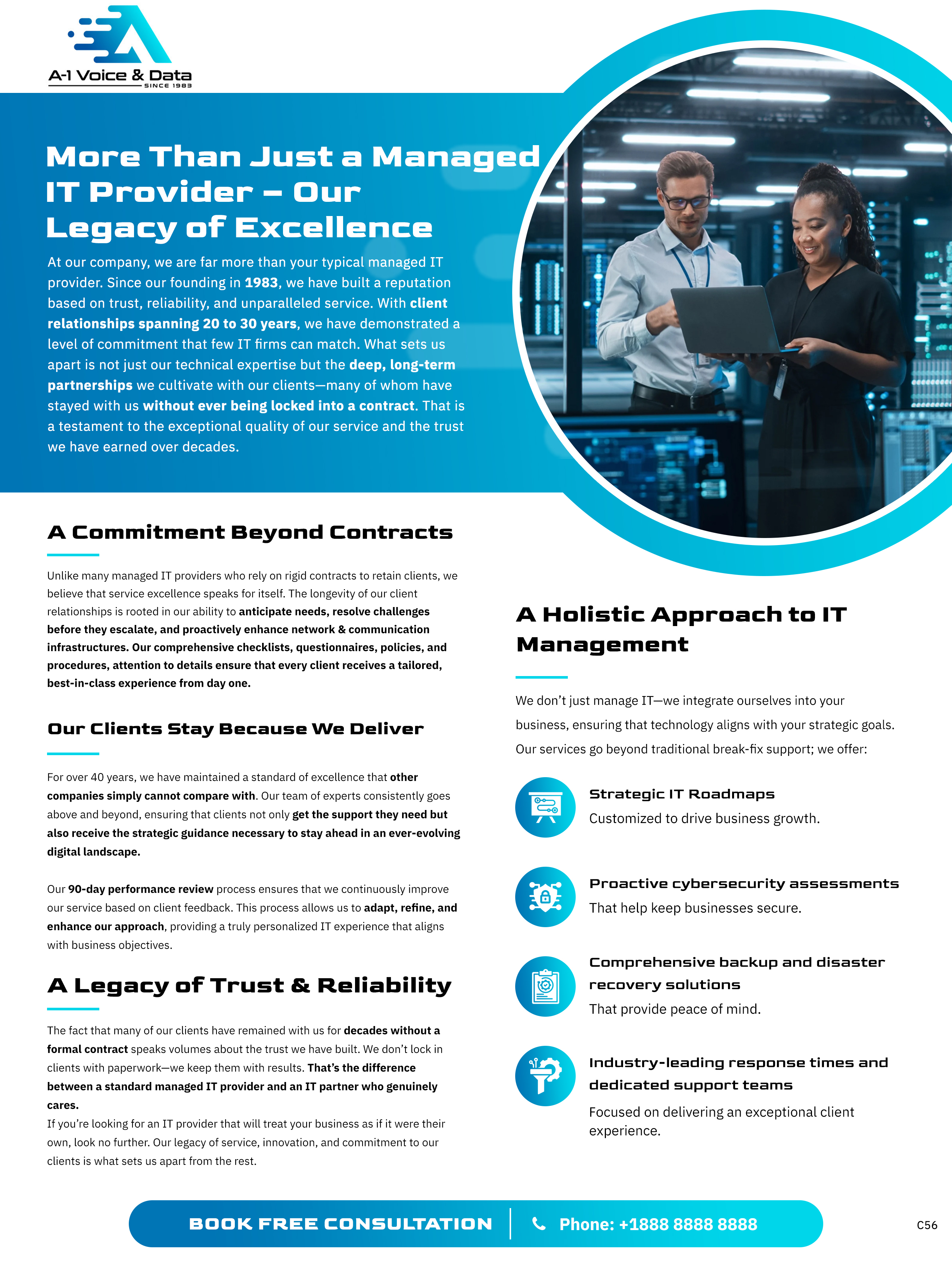 Flyer Design by pb for A-1 Voice & Data | Design #34725080