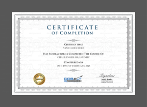 Course Graduation Certificate