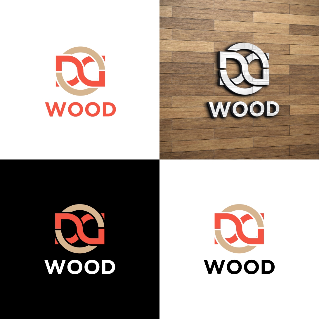 Logo Design by Bingah for Double D's Wood | Design #34765229