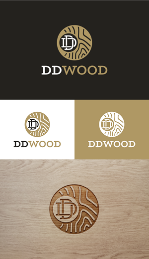 Logo Design by Aezakmi for Double D's Wood | Design: #34762259