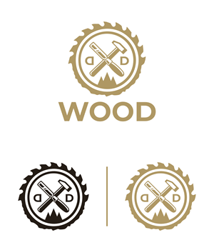 Logo Design by Aezakmi for Double D's Wood | Design: #34762262