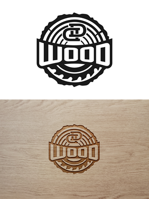 Logo Design by Aezakmi for Double D's Wood | Design: #34774840