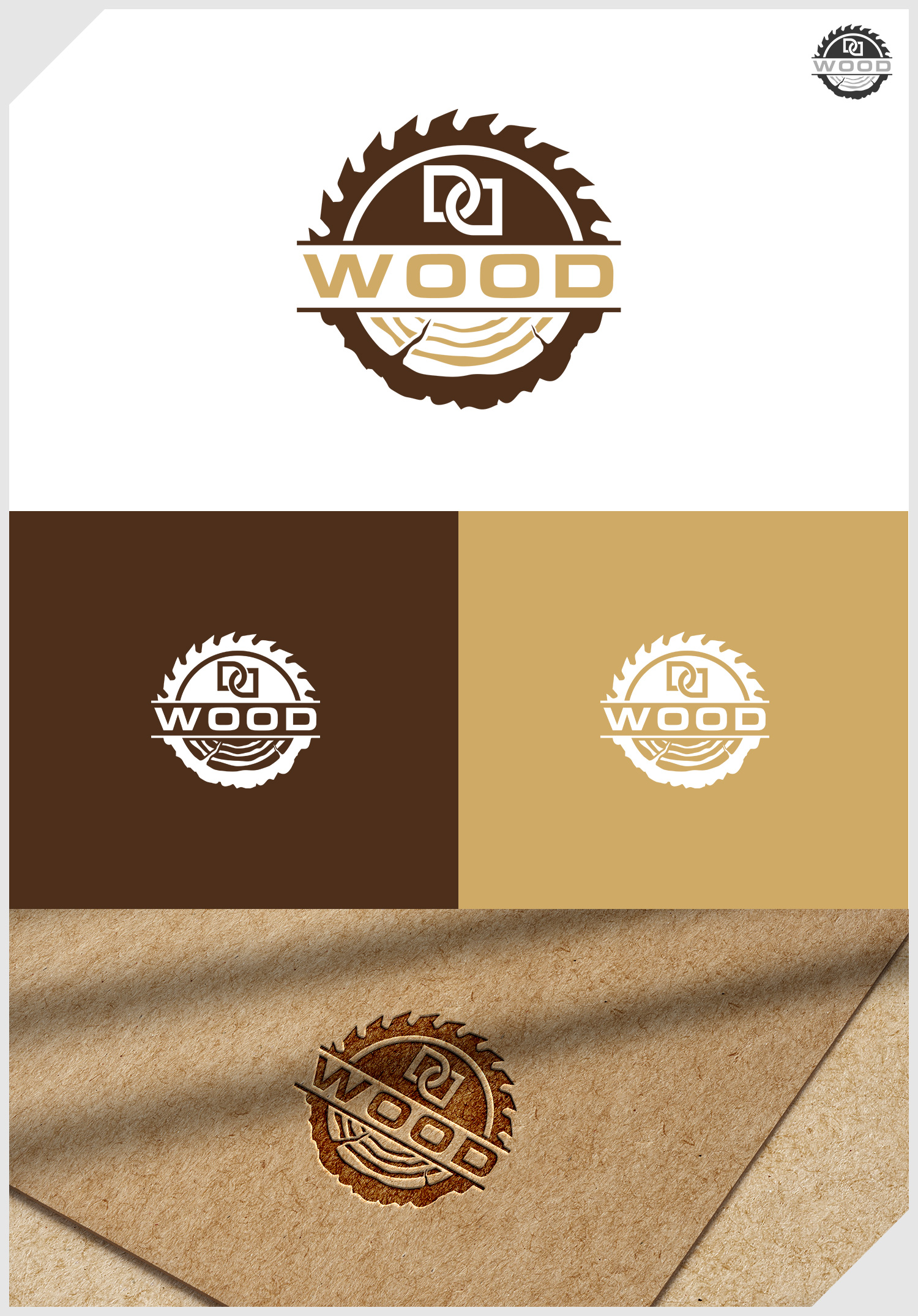 Diseño de Logo por IDesign1606 para Double D's Wood | Diseño #34736052