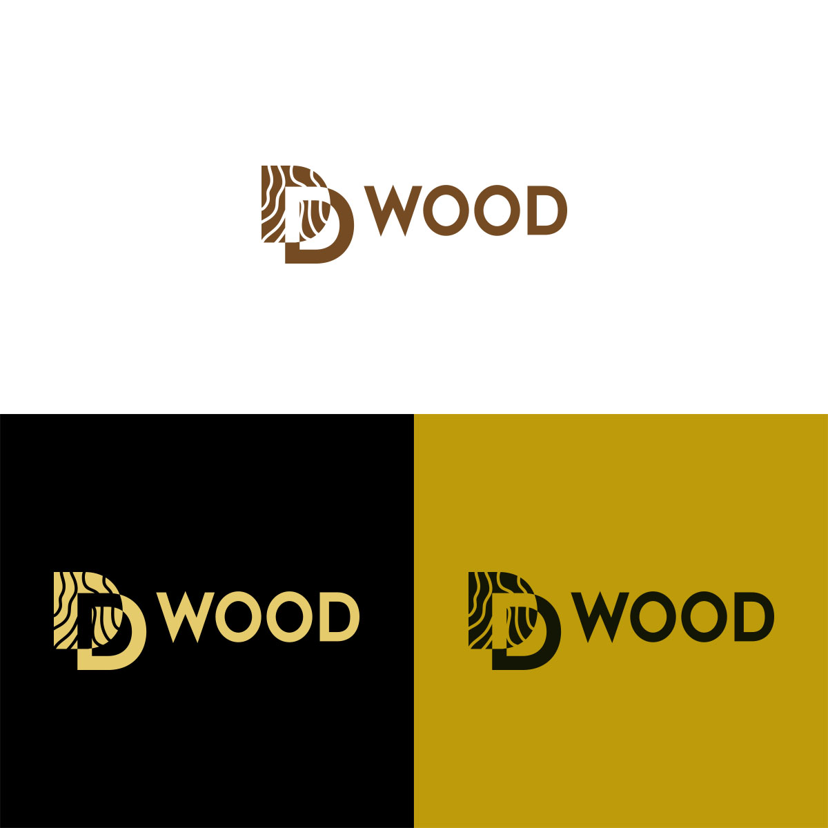 Logo Design by DesignSNW for Double D's Wood | Design #34724713