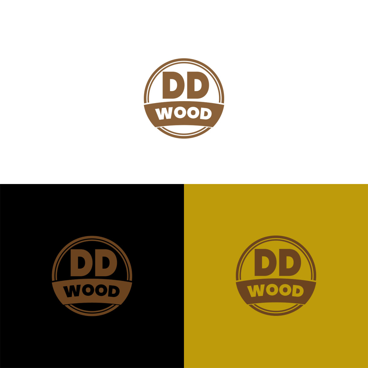 Logo Design by DesignSNW for Double D's Wood | Design #34724714