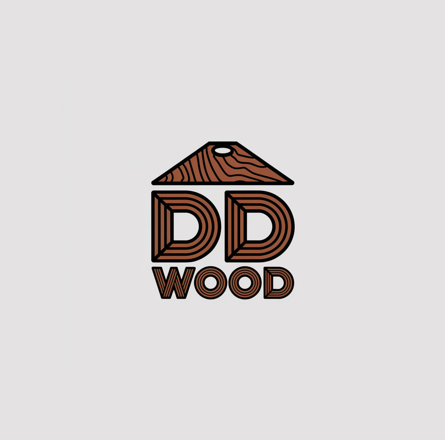 Logo Design by KING JM for Double D's Wood | Design #34723110